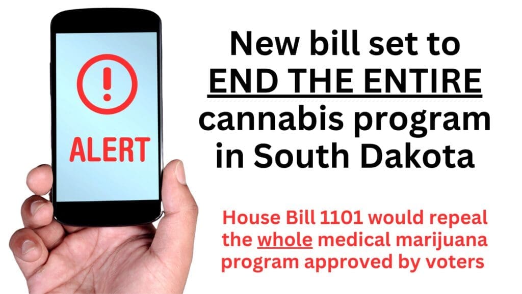 South Dakota House Bill 1101 would stop medical cannabis program marijuana